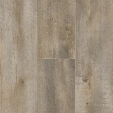 HPC Luxury Vinyl Flooring, Click Lock Floating, Blacksmith Oak, 7" X 60" X 10mm, 22 mil Wear Layer - Genesis Hpc Collection (17.71 SQFT/CTN)