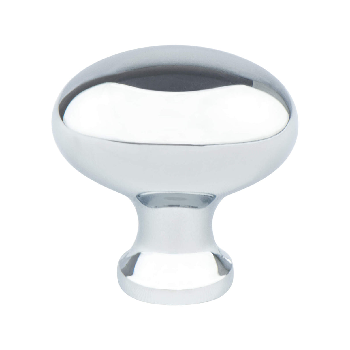 Valencia Polished Chrome Oval Knob
