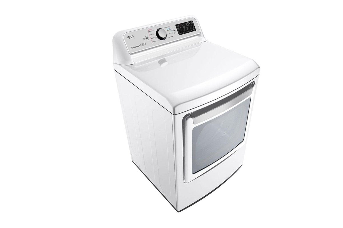 7.3 cu. ft. Ultra Large Capacity Smart wi - fi Enabled Front Load Electric Dryer with Sensor Dry Technology - BUILDMYPLACE