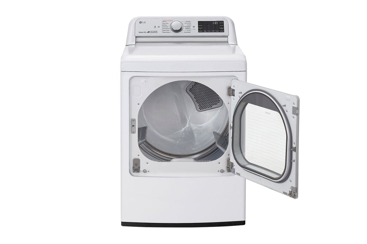 7.3 cu.ft. Smart Wi - Fi Enabled Gas Dryer with TurboSteam - BUILDMYPLACE