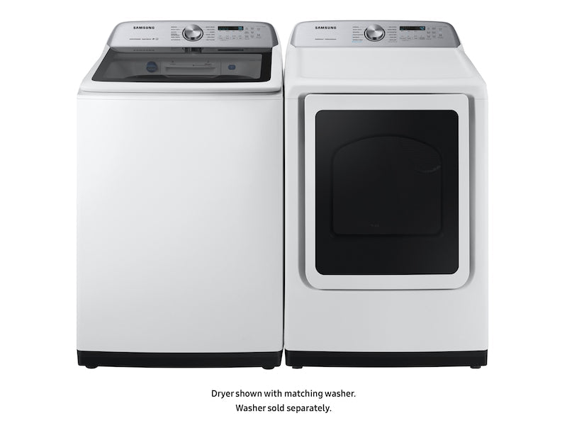 7.4 cu. ft. White Electric Dryer with Steam Sanitize+ - BUILDMYPLACE