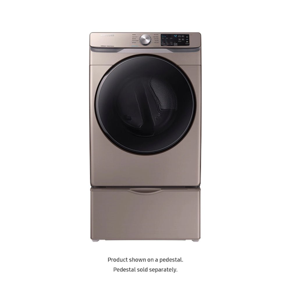 7.5 Cu. Ft. ELECTRIC Dryer With Multi - Steam Technology, Champagne - BUILDMYPLACE