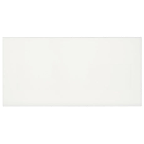 8 X 16 In Soho Canvas White Light Colors Glossy Pressed Glazed Ceramic - BUILDMYPLACE