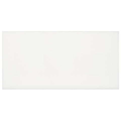 8 X 16 In Soho Canvas White Light Colors Glossy Pressed Glazed Ceramic