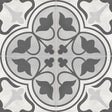 8 x 8 in. Form Ice Clover Matte Pressed Glazed Porcelain Tile - BUILDMYPLACE