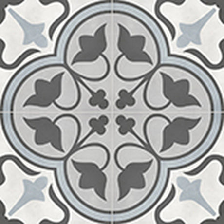 8 X 8 In Form Tide Clover Matte Pressed Glazed Porcelain Tile - BUILDMYPLACE