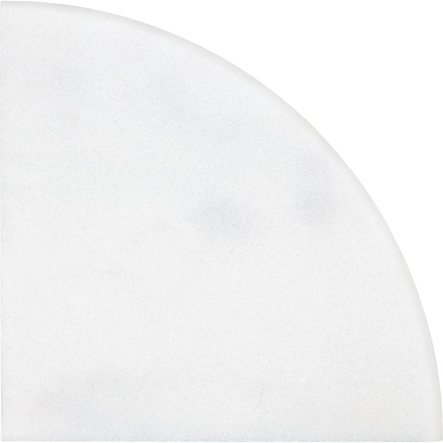 9 In Bianco Venatino Honed Marble Corner Shelf - BUILDMYPLACE