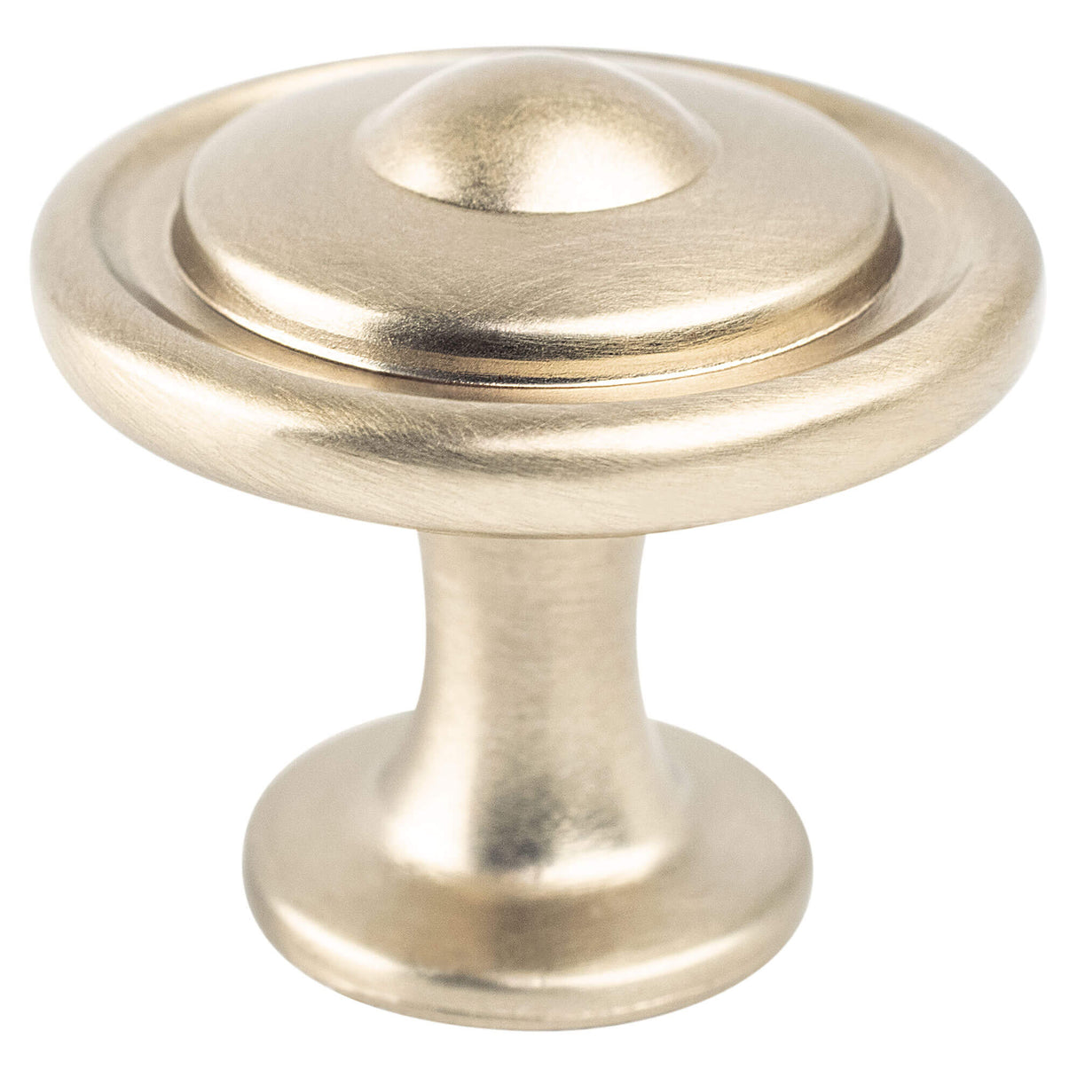 Traditional Advantage Three Champagne Button Knob