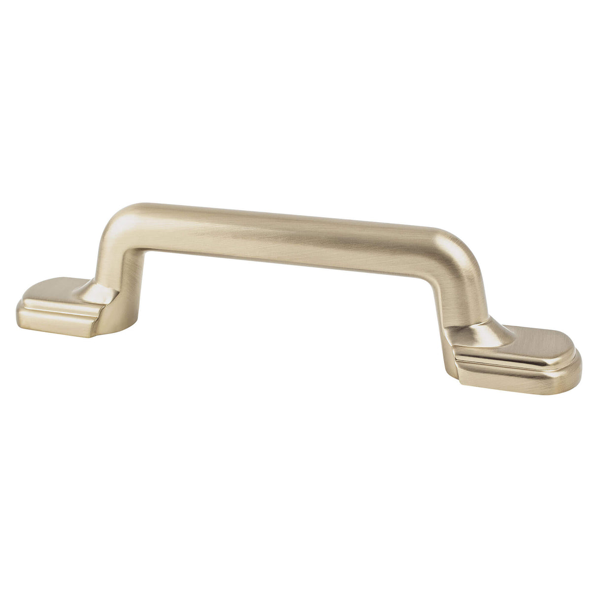 Traditional Advantage Two 3 inch CC Champagne Rounded End Pull