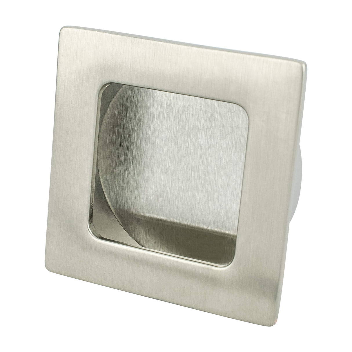 Stylus Brushed Nickel Medium Recess Pull