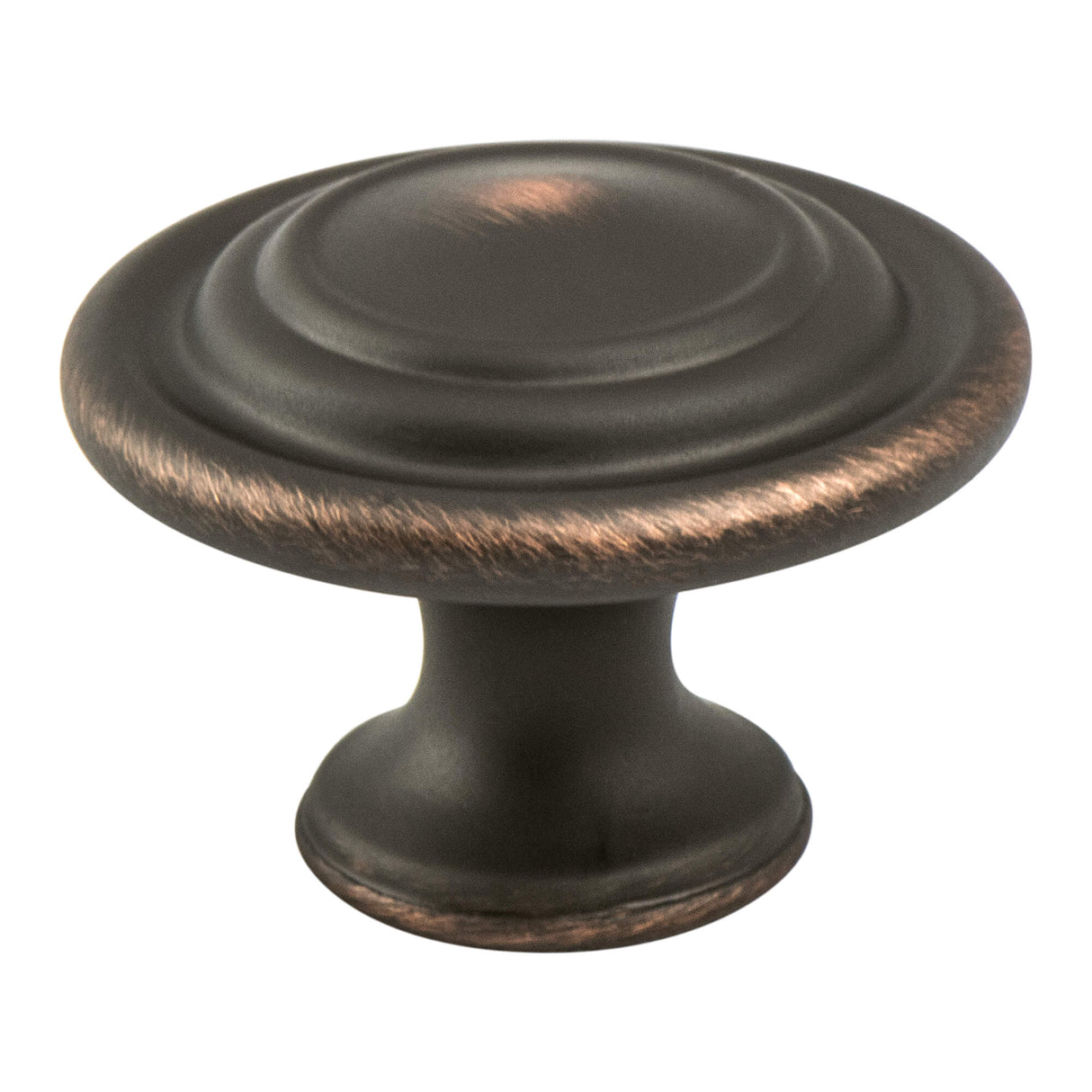 Traditional Advantage Four Verona Bronze Ringed Knob