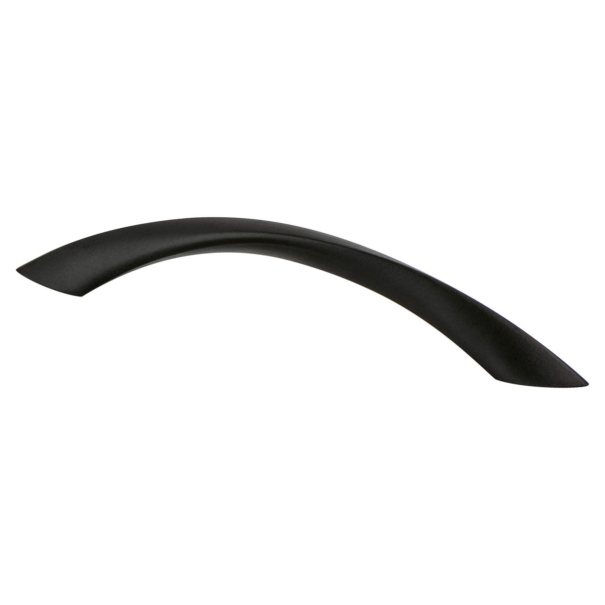 Contemporary Advantage Five 128mm CC Matte Black Twisted Arch Pull