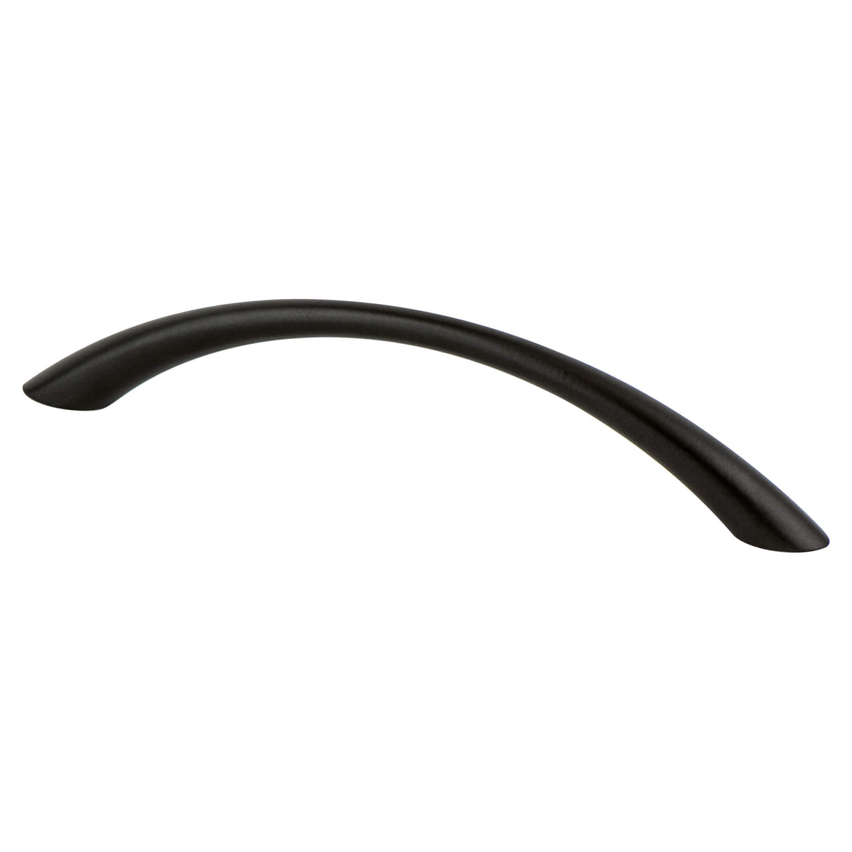Contemporary Advantage Four 128mm CC Matte Black Tapered Arch Pull