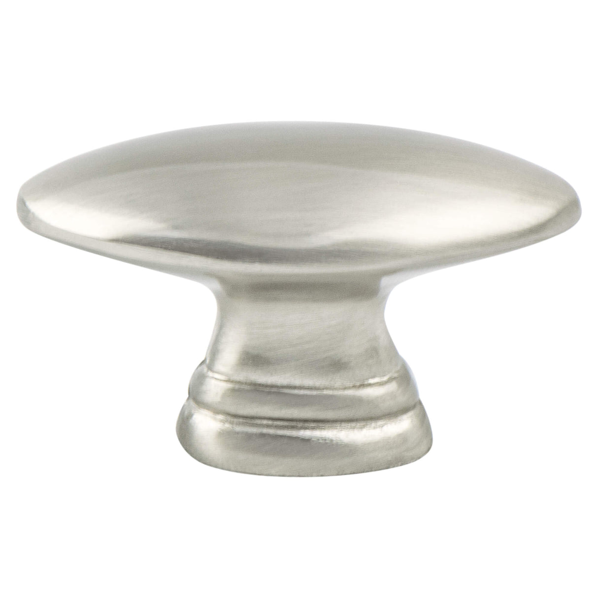 Advantage Plus Six Brushed Nickel Oval Knob