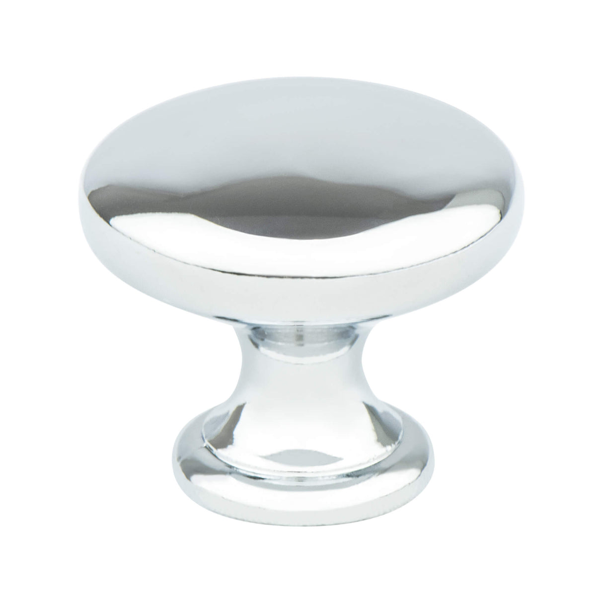 Contemporary Advantage Four Polished Chrome Wide Round Knob