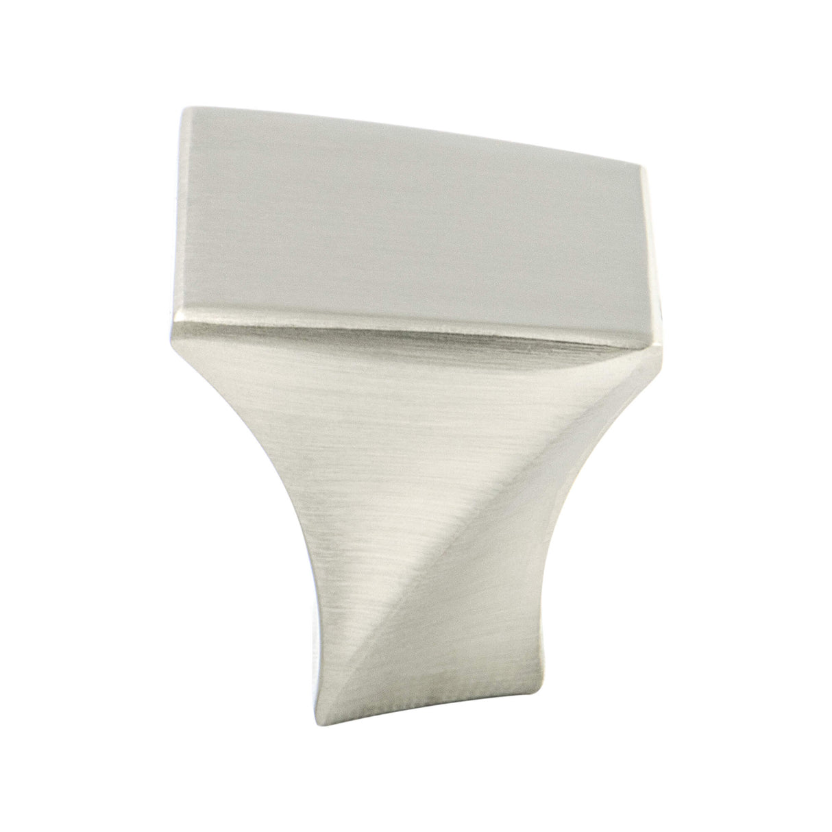 Fluidic Brushed Nickel Knob