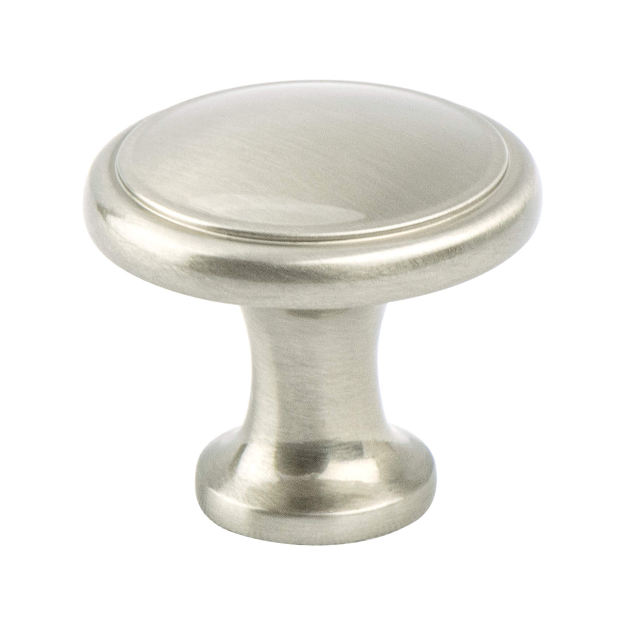 American Classics Brushed Nickel Ringed Knob