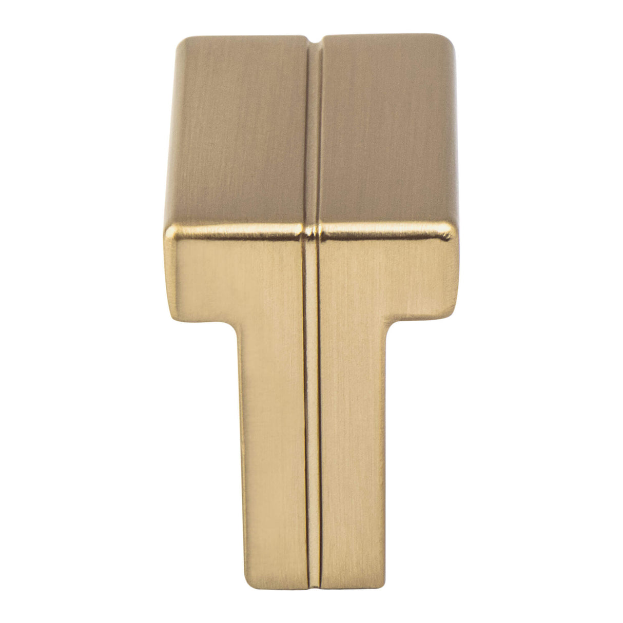 Skyline Modern Brushed Gold Knob