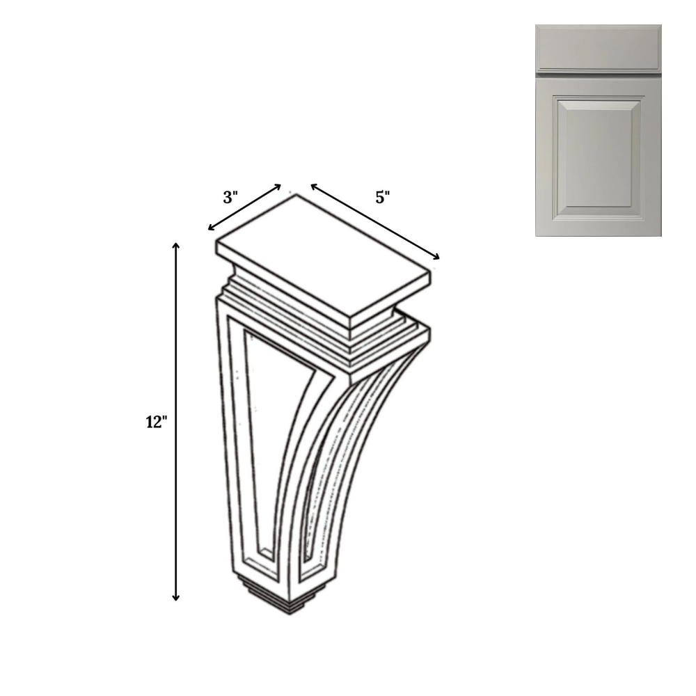 Avalon Ashen - 3 Inch Structural Accessories - 3