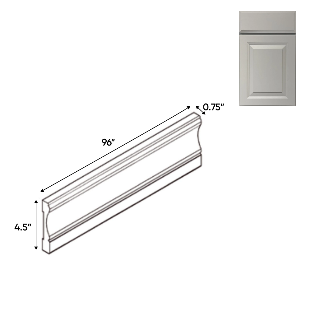Avalon Ashen - 0.75 Inch Base Molding Accessories - .75
