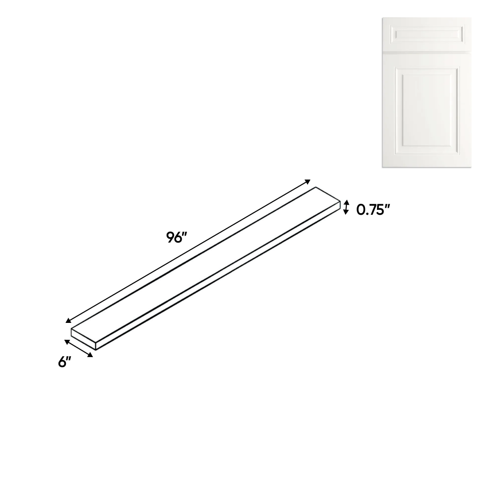 Atlas Blanco - 6 Inch Wall Fillers Accessories - 6" Width x 96" Height x .75" Depth