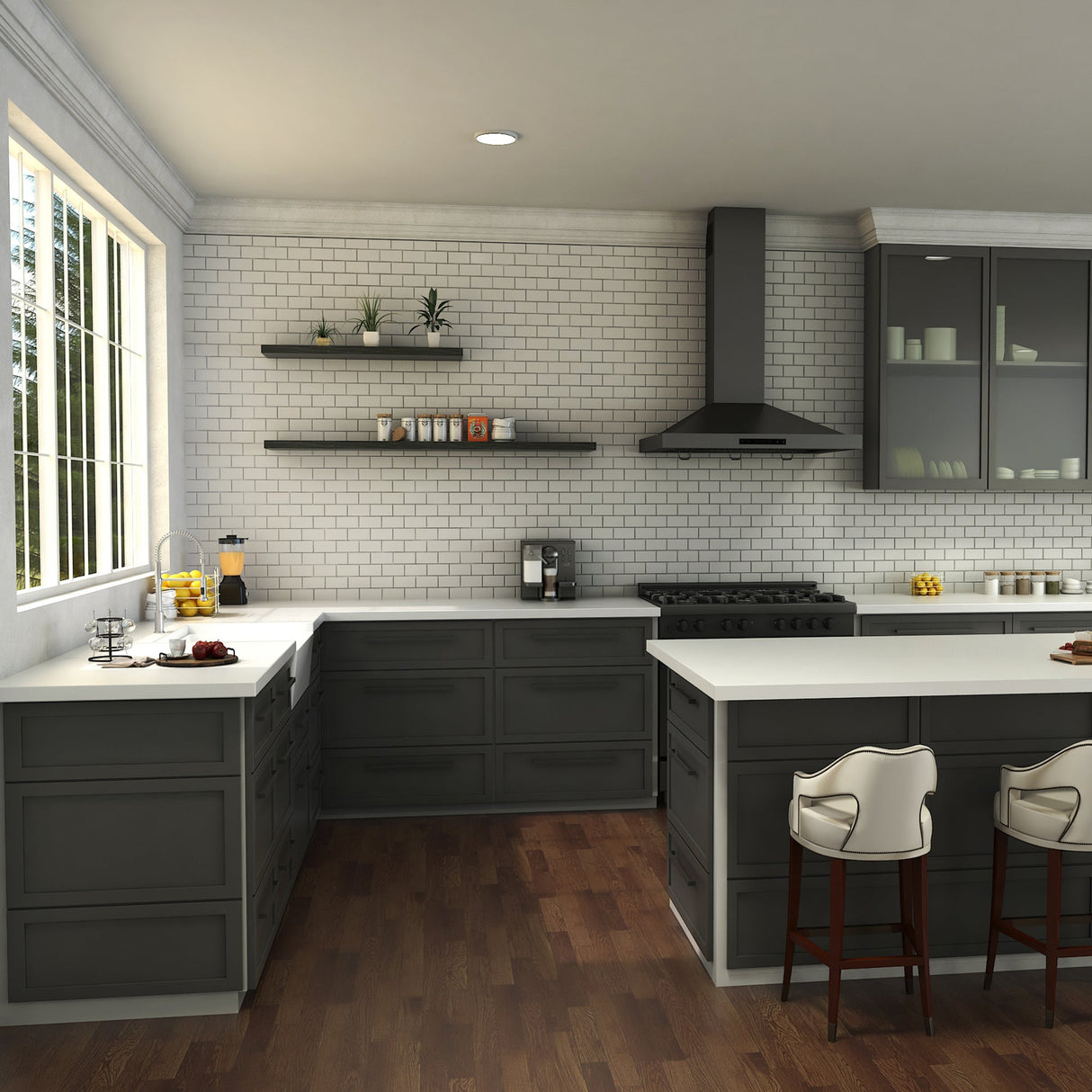 ZLINE Apollo Kitchen Faucet in Brushed Nickel (APL-KF-BN)