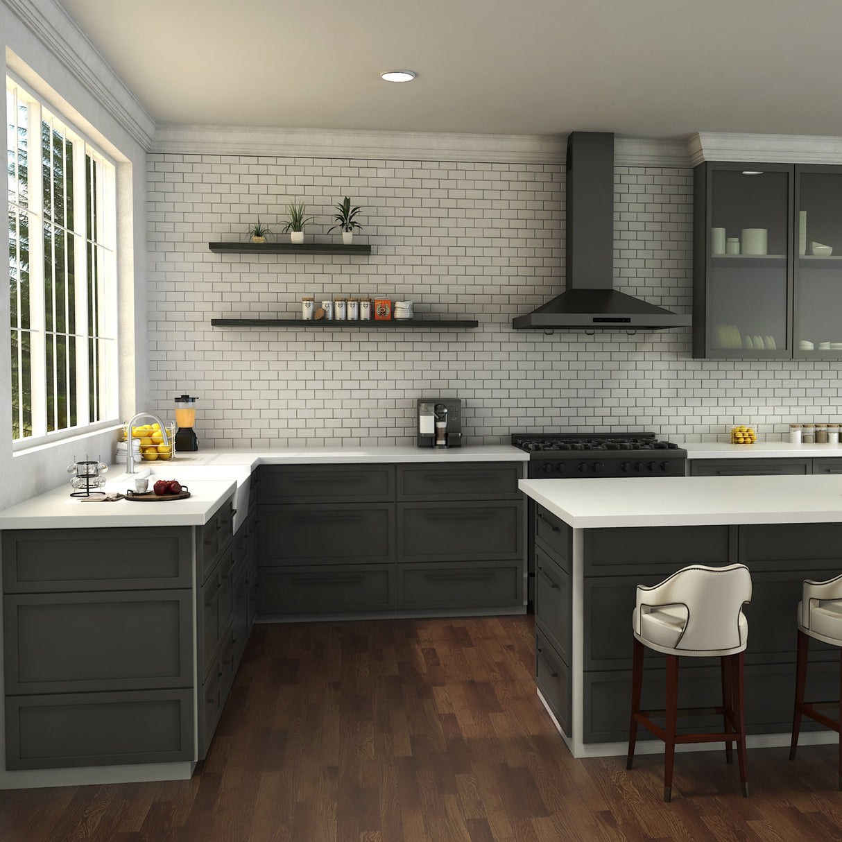 ZLINE Arthur Kitchen Faucet in Brushed Nickel (ATH-KF-BN)