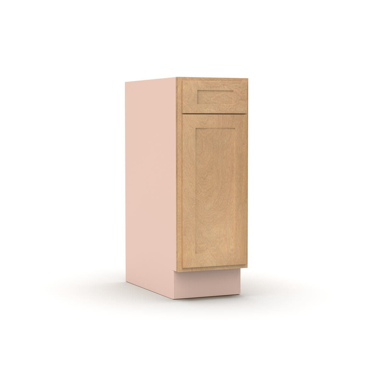 Liberty Shaker Karamel - 12 Inch Single Door Base Cabinet - 12" Width x 34.5" Height x 24" Depth