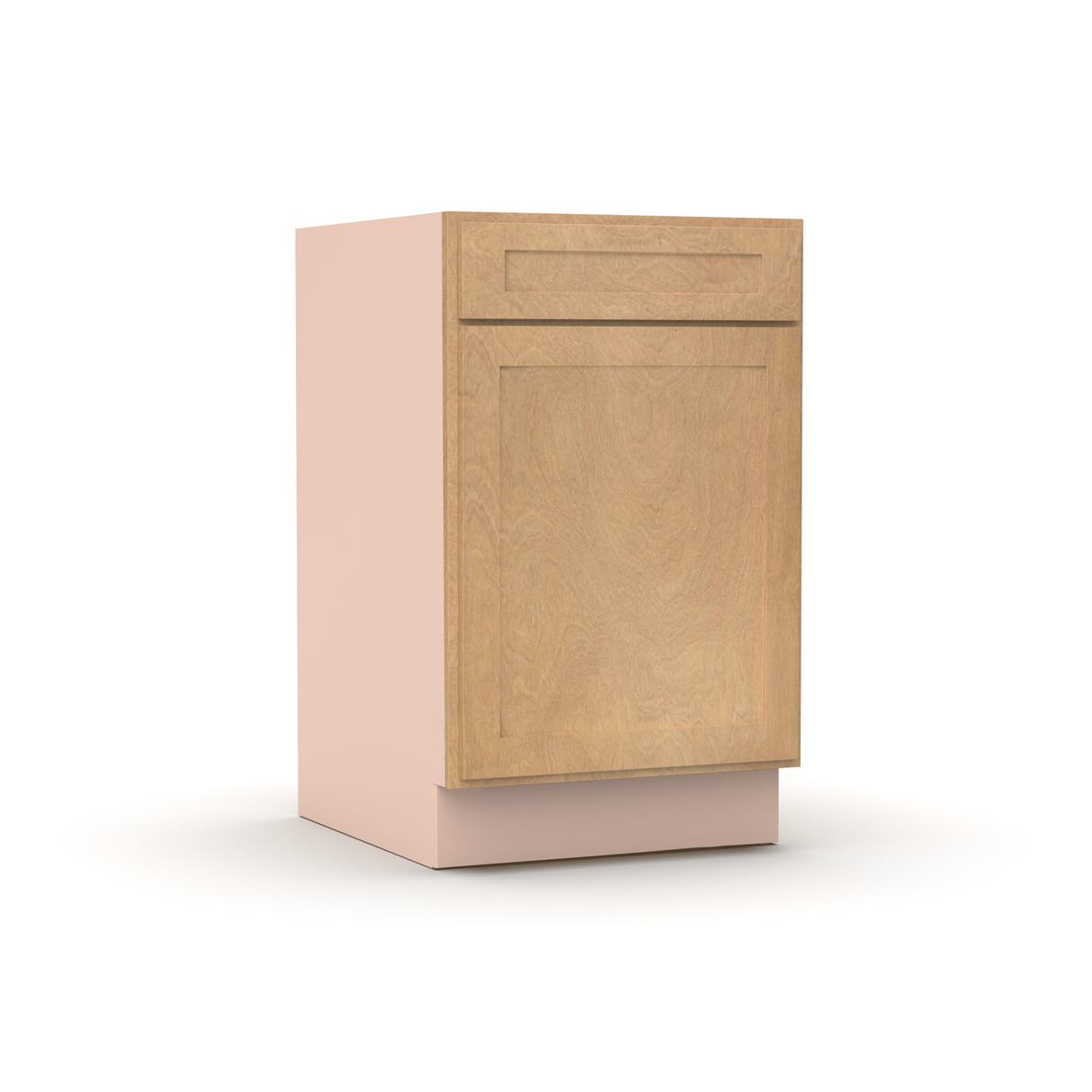 Liberty Shaker Karamel - 21 Inch Single Door Base Cabinet - 21" Width x 34.5" Height x 24" Depth