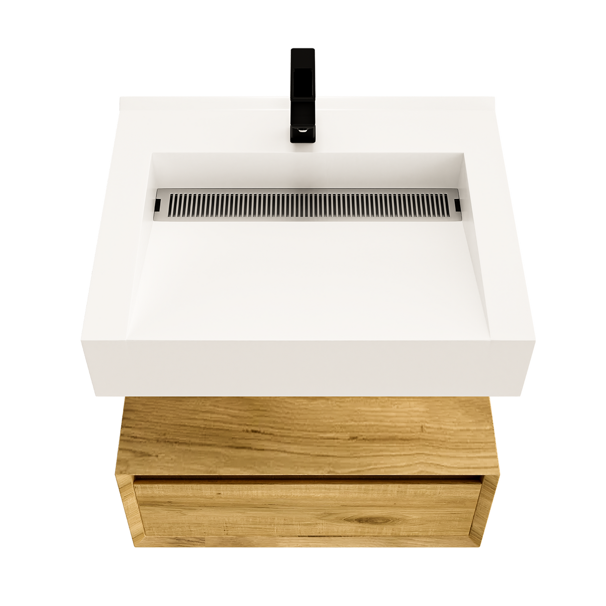 Alysa 24" Floating Bathroom Vanity Set with FLX16 Acrylic Sink