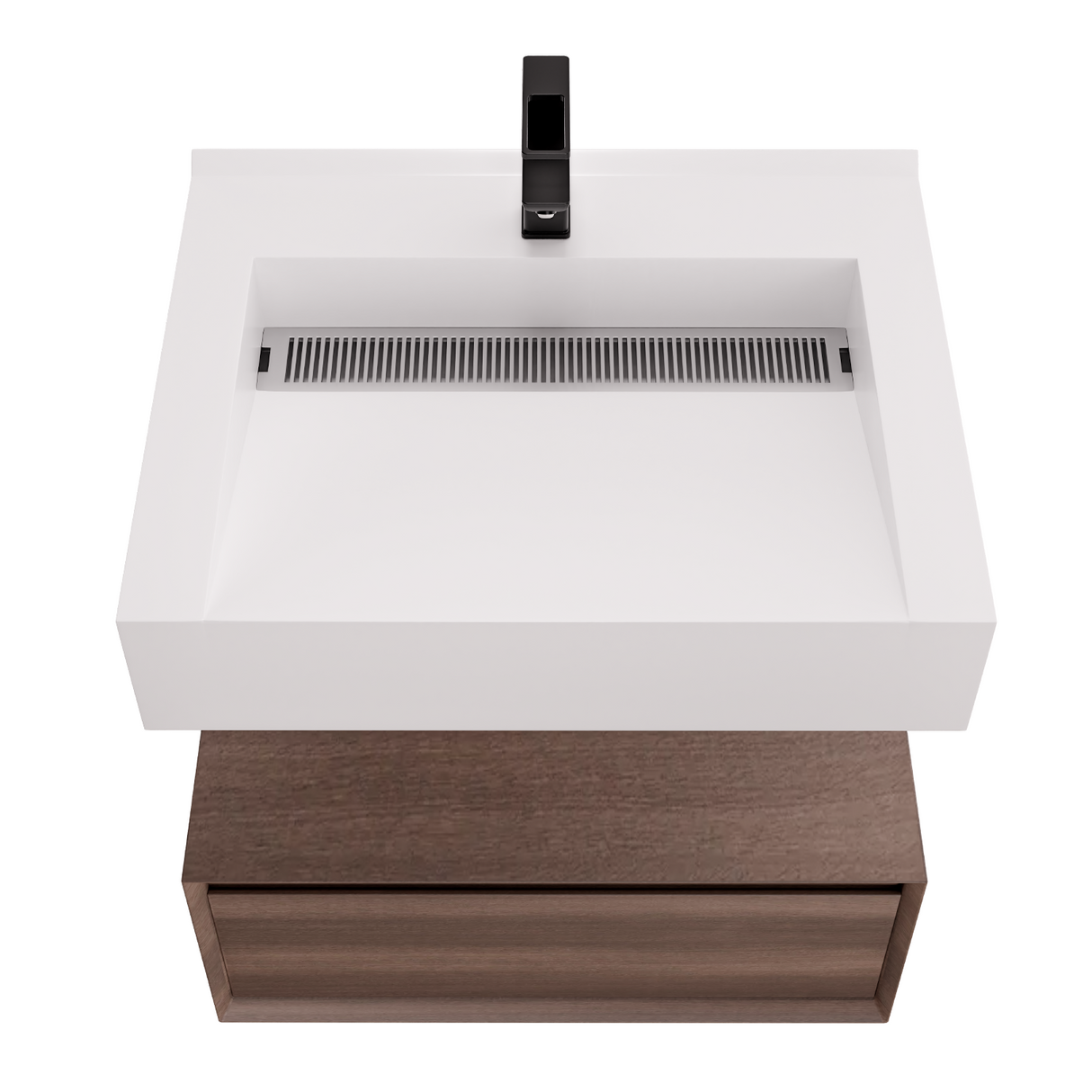 Alysa 24" Floating Bathroom Vanity Set with FLX16 Acrylic Sink