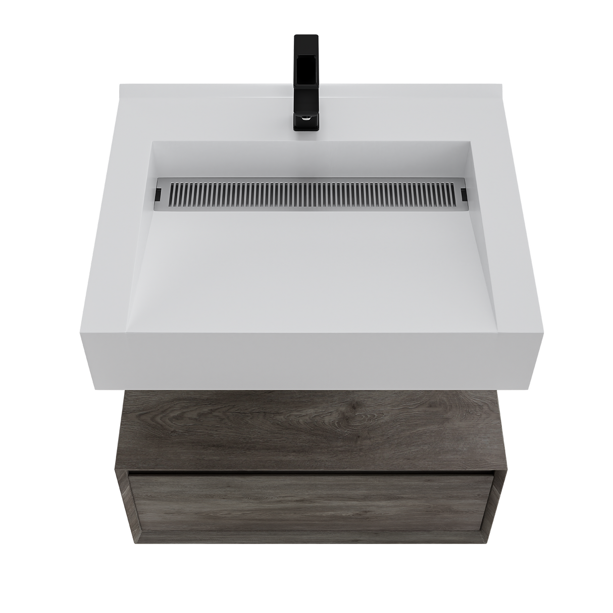 Alysa 24" Floating Bathroom Vanity Set with FLX16 Acrylic Sink