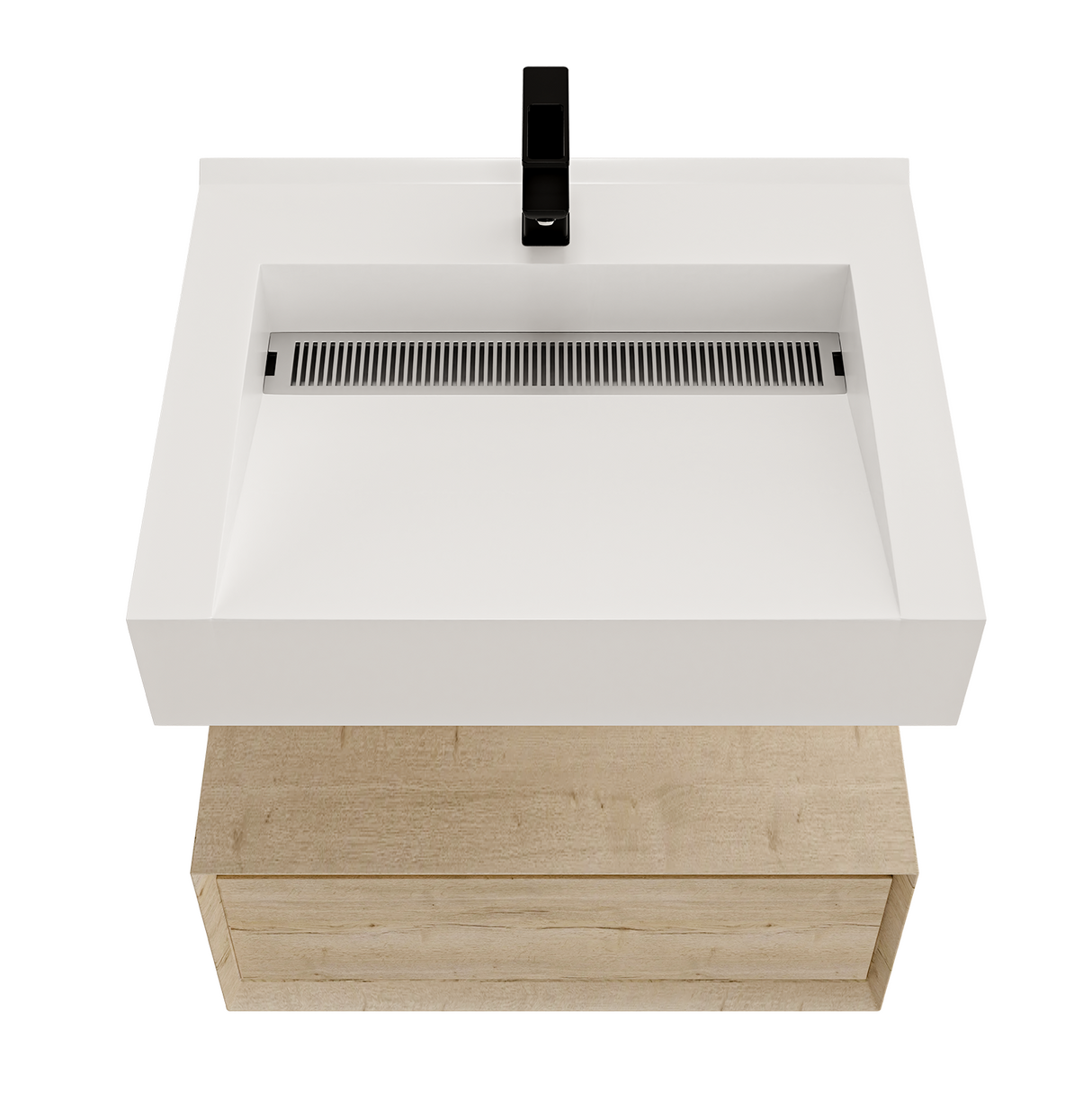 Alysa 24" Floating Bathroom Vanity Set with FLX16 Acrylic Sink