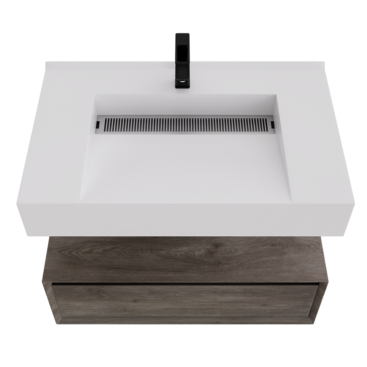 Alysa 30" Floating Bathroom Vanity Set with FLX16 Acrylic Sink