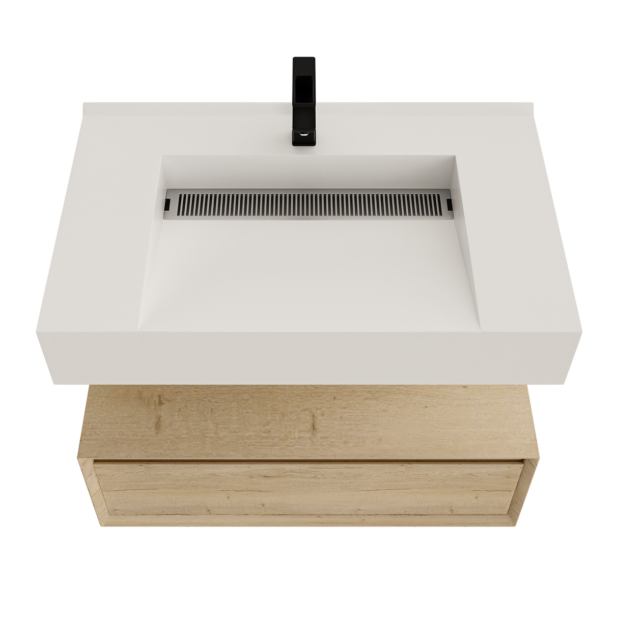 Alysa 30" Floating Bathroom Vanity Set with FLX16 Acrylic Sink