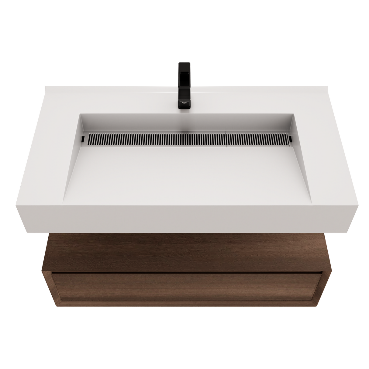 Alysa 36" Floating Bathroom Vanity Set with FLX16 Acrylic Sink