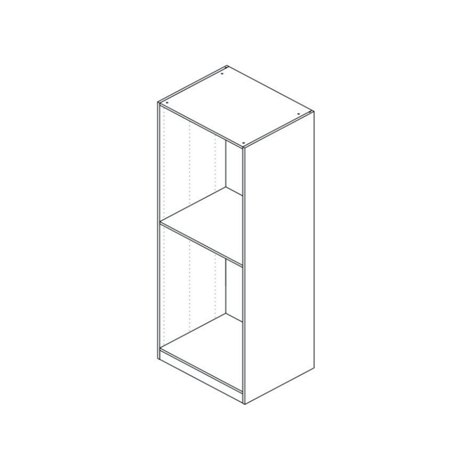 Arctic White Closets - 30" Base Closet - 30" Width x 84" Height x 25" Depth