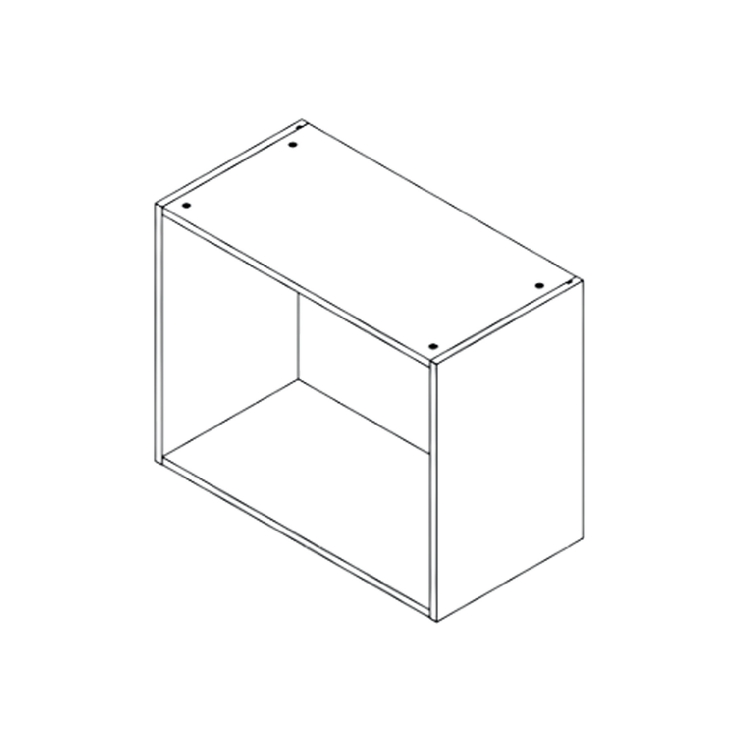 Arctic White Closets - 36" Stackable - 36" Width x 21" Height x 15.625" Depth