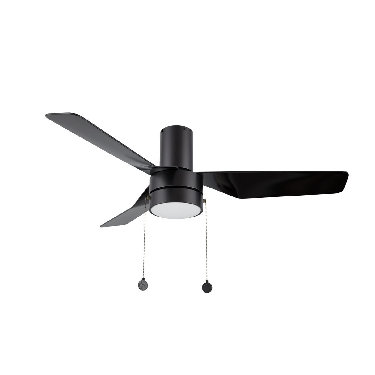 FORMOSA 44 In 3 Blade Smart Ceiling Fan With Integrated LED Lights With Pull Chain