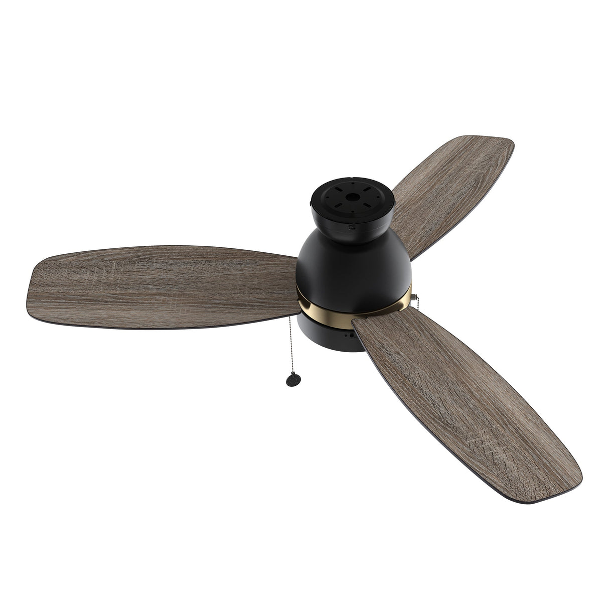 GREENWOOD 48 In 3 Blade Smart Ceiling Fan With Integrated LED Lights With Pull Chain