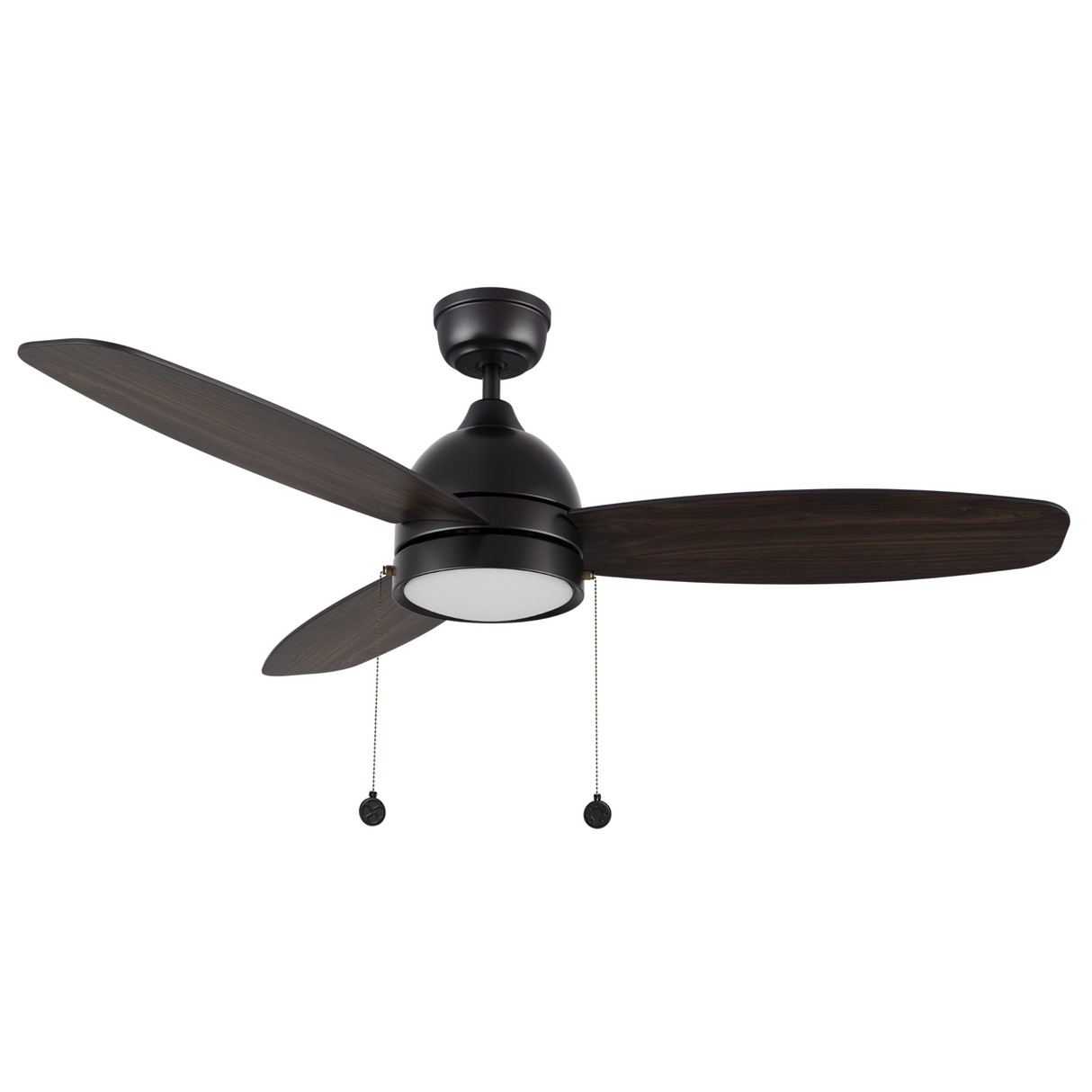 GREENWOOD 48" inch 3-Blade Ceiling Fan with LED Light & Pull Chain
