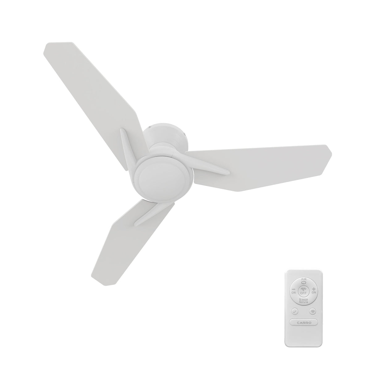 LEON 44 In 3 Blade Smart Ceiling Fan Without LED Lights With Remote