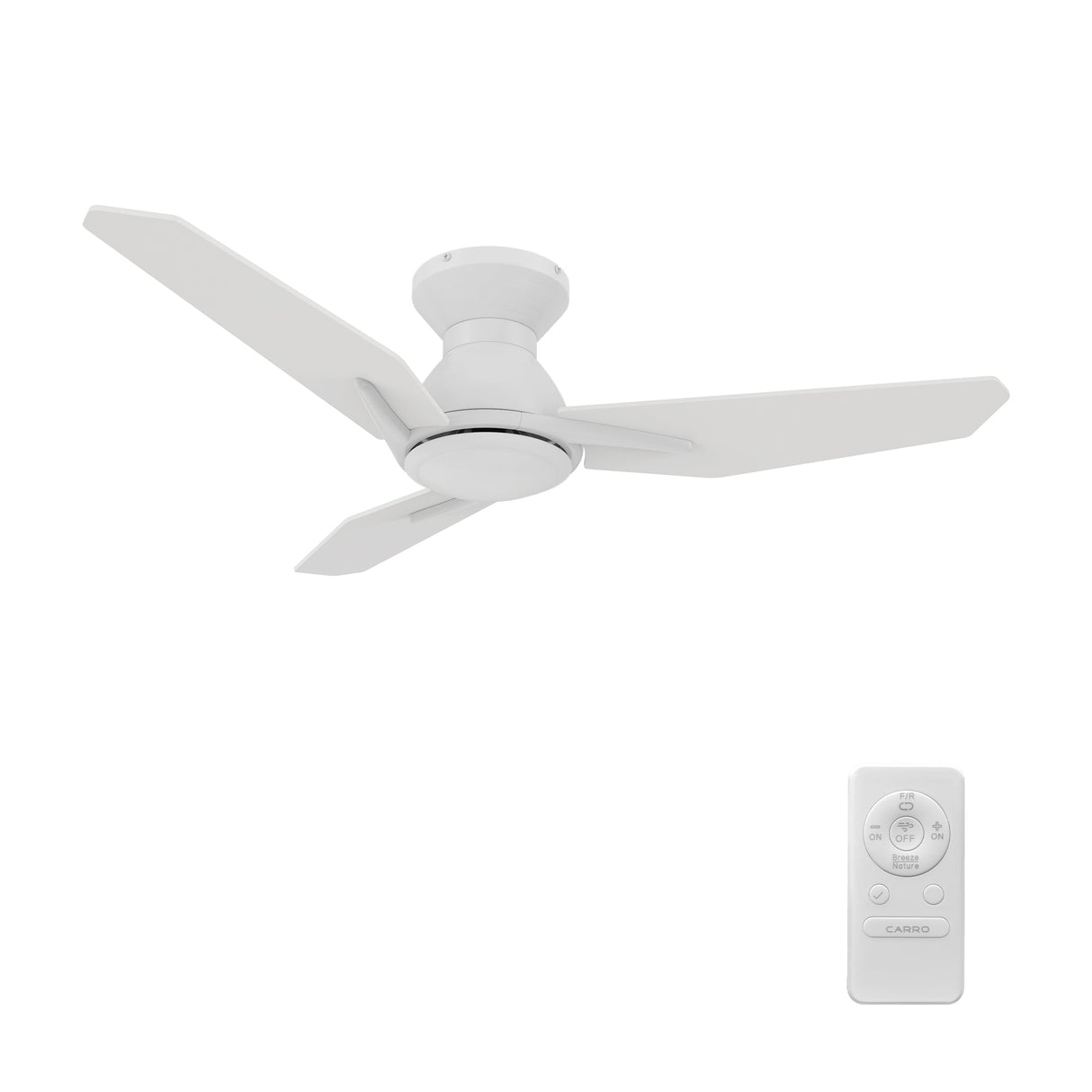 LEON 44 In 3 Blade Smart Ceiling Fan Without LED Lights With Remote