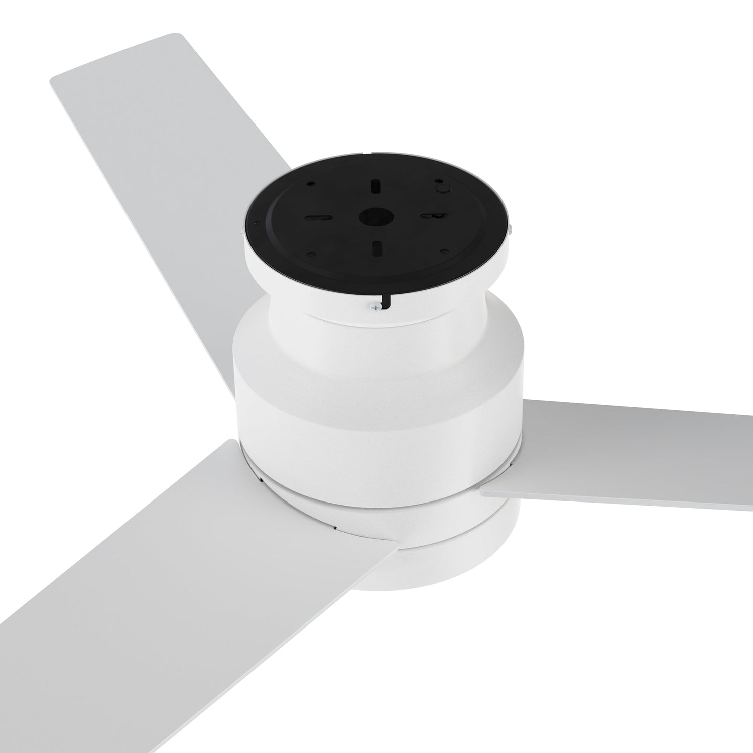 SANTANA 52 inch 3-Blade Flush Mount Ceiling Fan with LED light & Remote