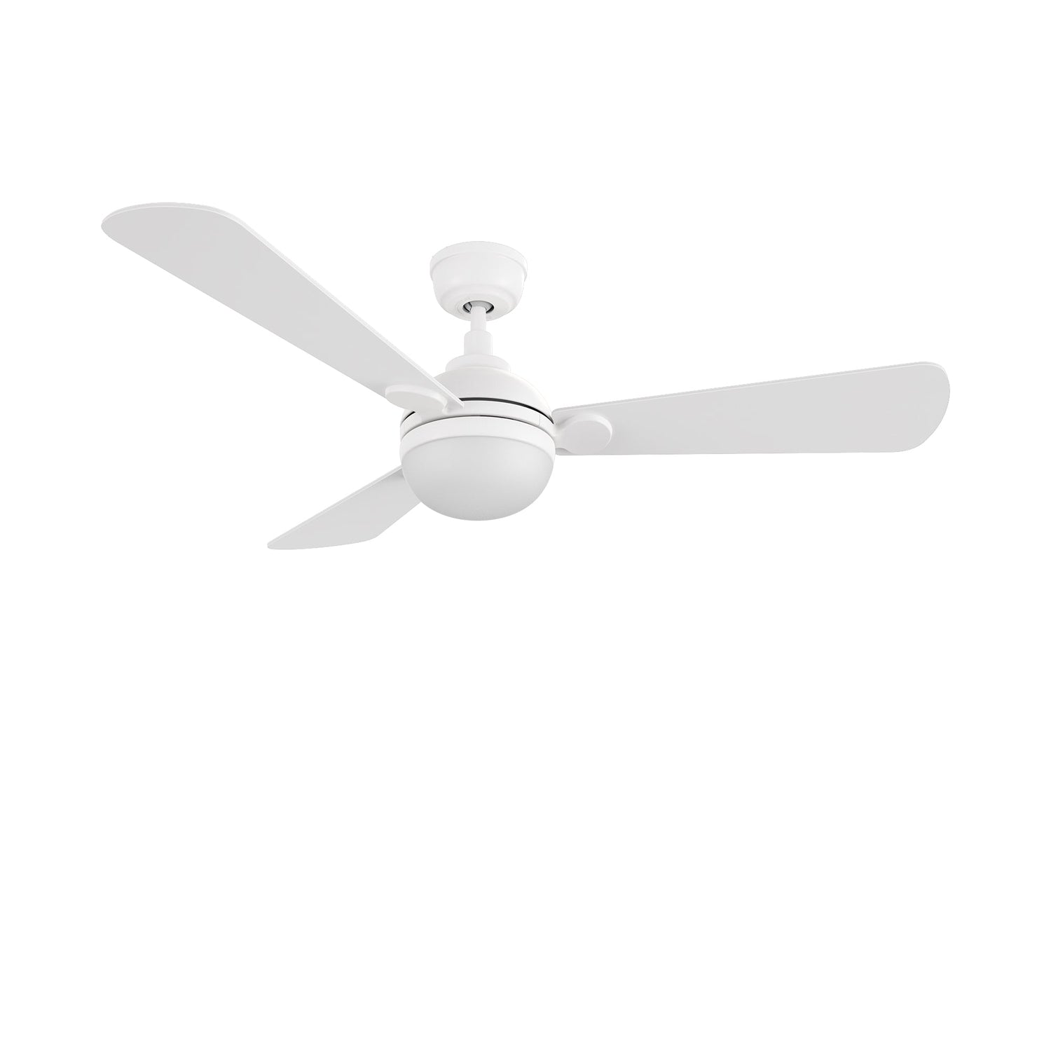 ZEPHYR 52 In 3 Blade Smart Ceiling Fan With Integrated LED Lights With Remote Control