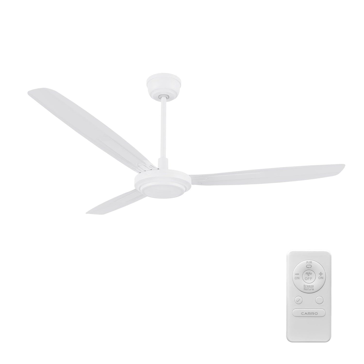 OBERON 56 In 3 Blade Smart Ceiling Fan Without  LED  Lights With Remote