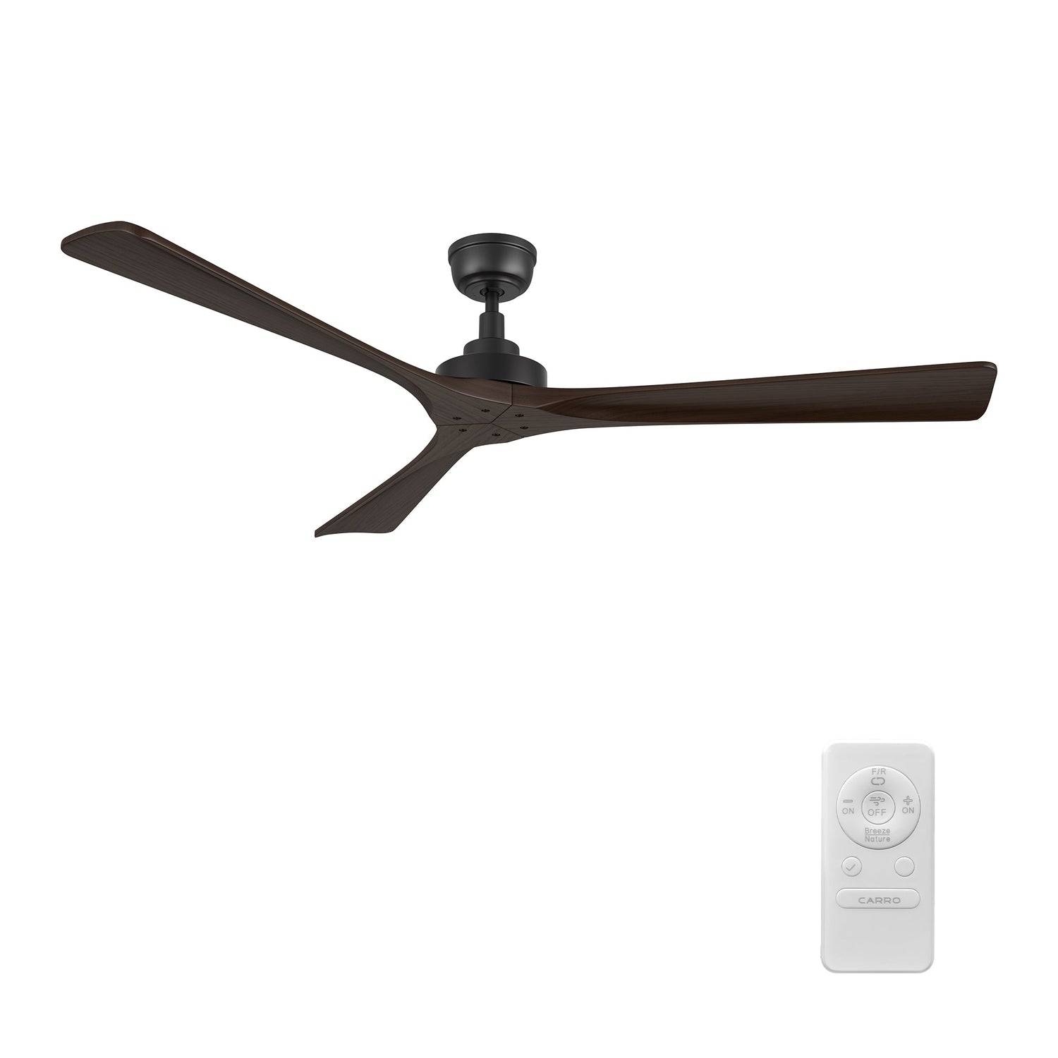 ATHENA 60 In 3 Blade Smart Ceiling Fan Without  LED  Lights With Remote Control