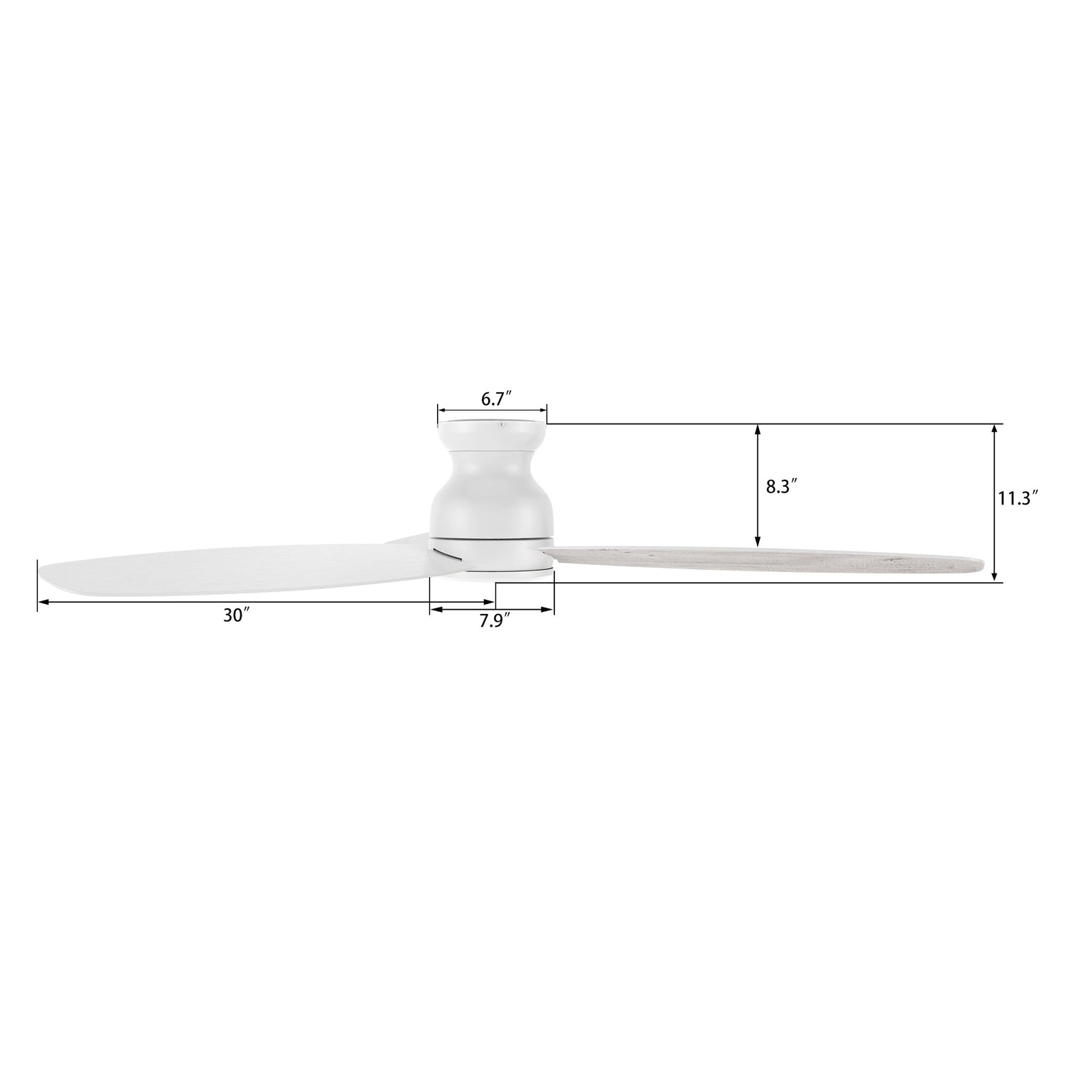STANLEY 60 In 3 Blade Smart Ceiling Fan Without  LED  Lights With Remote