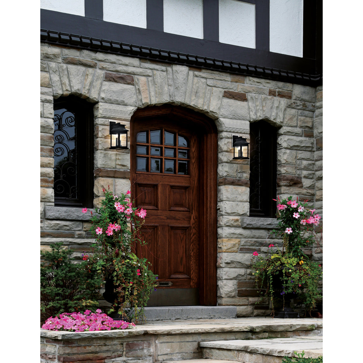Blackbridge 1 Light Black Outdoor Wall Lantern