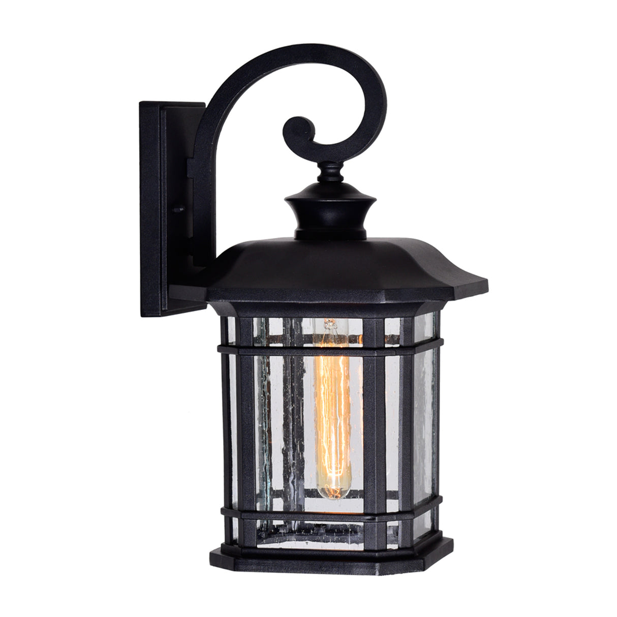 Blackburn 1 Light Black Outdoor Wall Lantern 17-inch